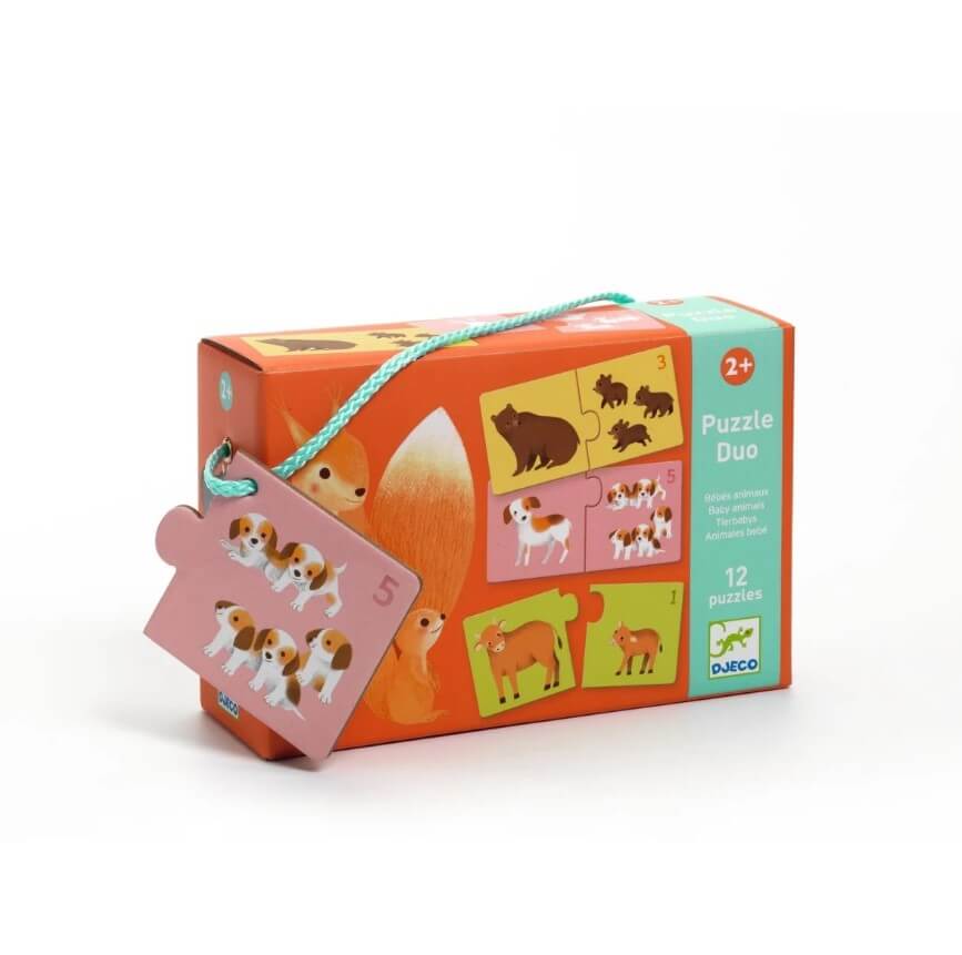Lernspiel: Puzzle duo: Tierbabys