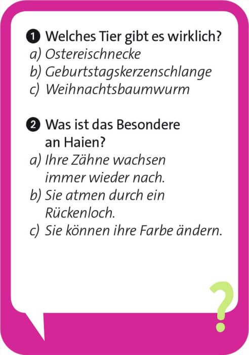 Pocket Quiz junior - Verrückte Tiere