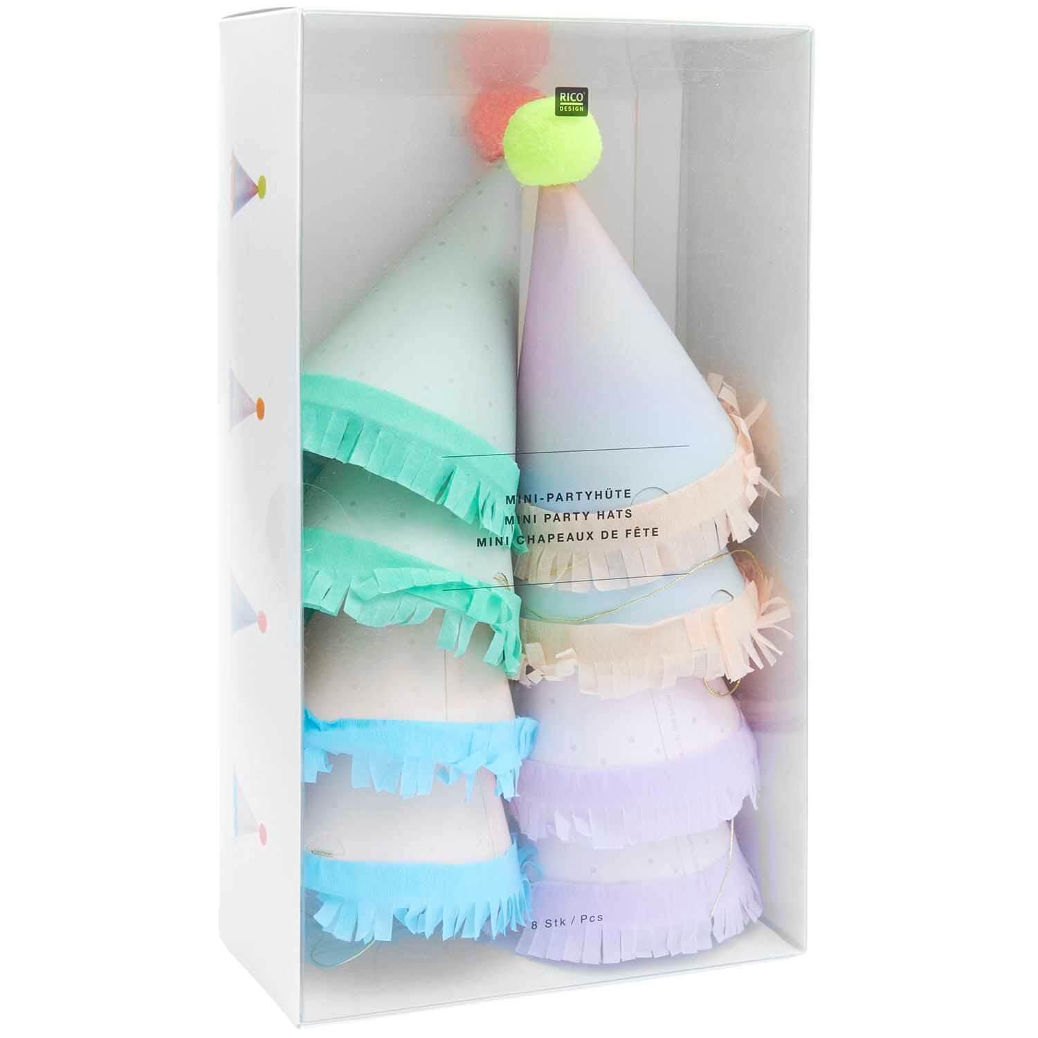 rico-partyhuete-pompom-2-1 Mini-Partyhüte Futschikato