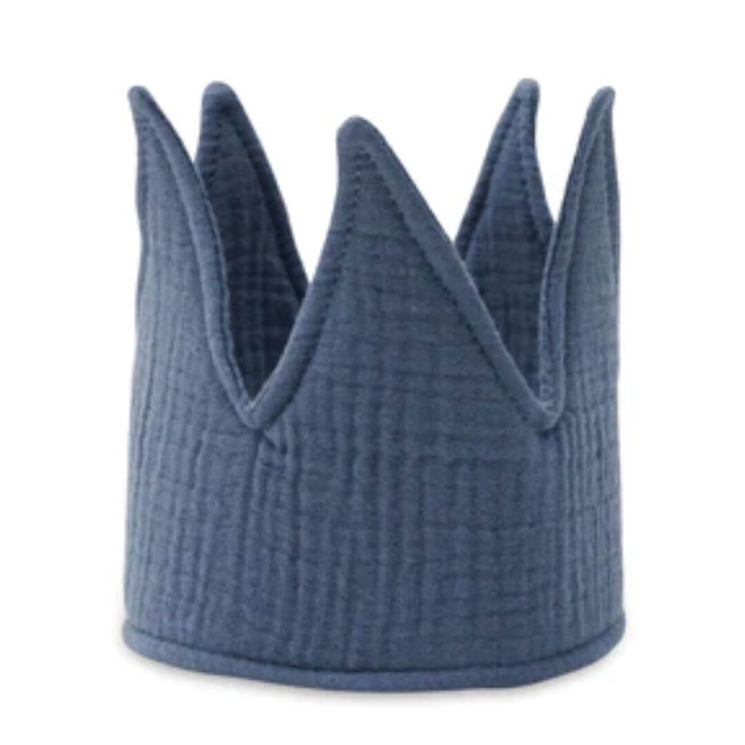 jollein-krone-blau-2 Geburtstagskrone 12x35cm - Jeans Blue