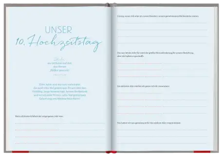 Für immer und ewig Erinnerungen an unsere Hochzeitstage