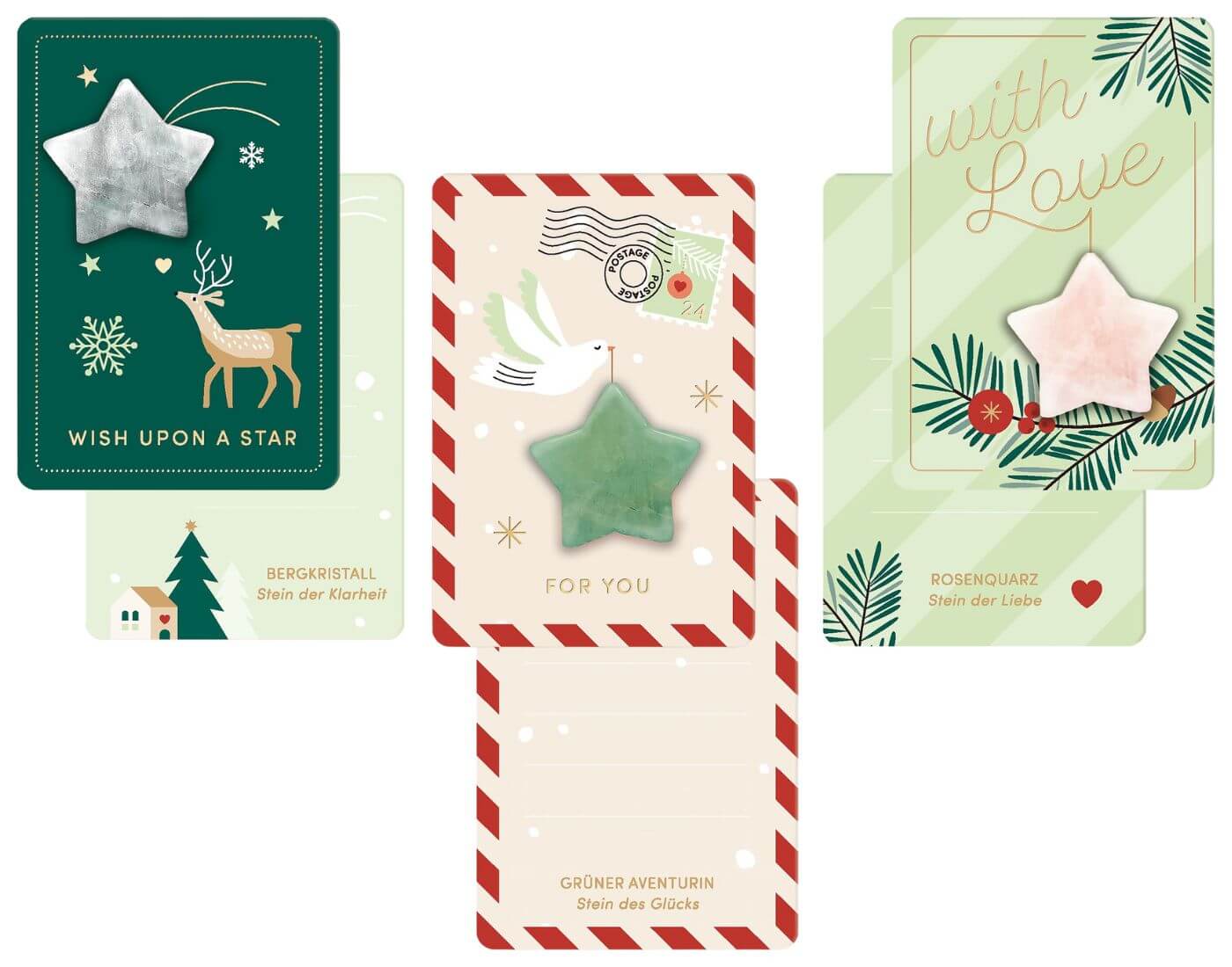 Edelstein Wunschstern (einzeln)
