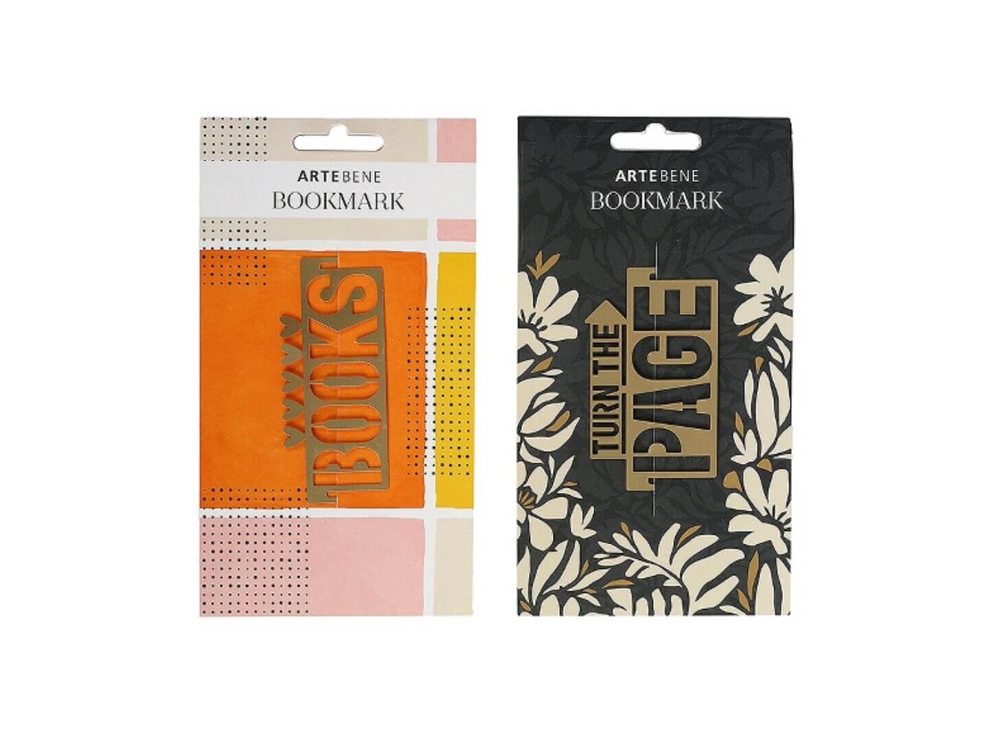 Metall-Lesezeichen - Books & Turn the Page (einzeln)