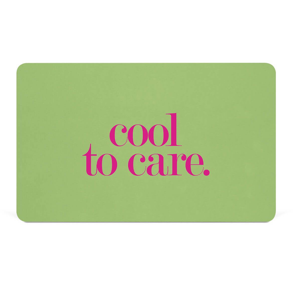 Frühstücksbrettchen Cool to care