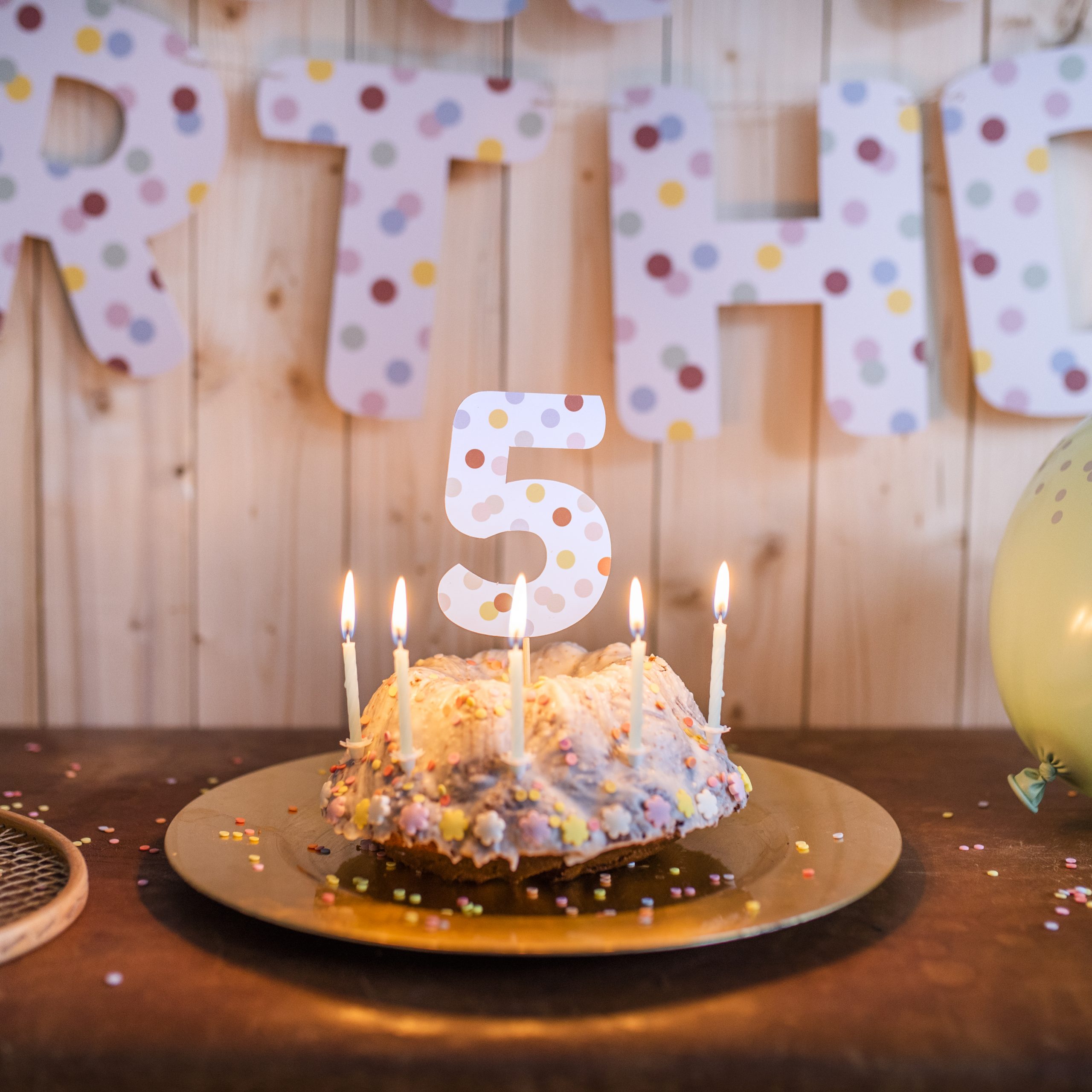 Cake Topper Zahl 9