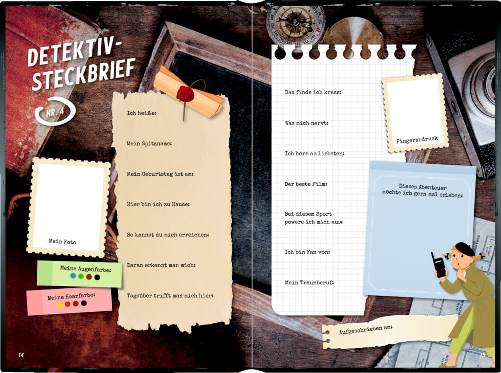 Freundebuch: Mit Escape-Room-Rätsel - Meine Freunde