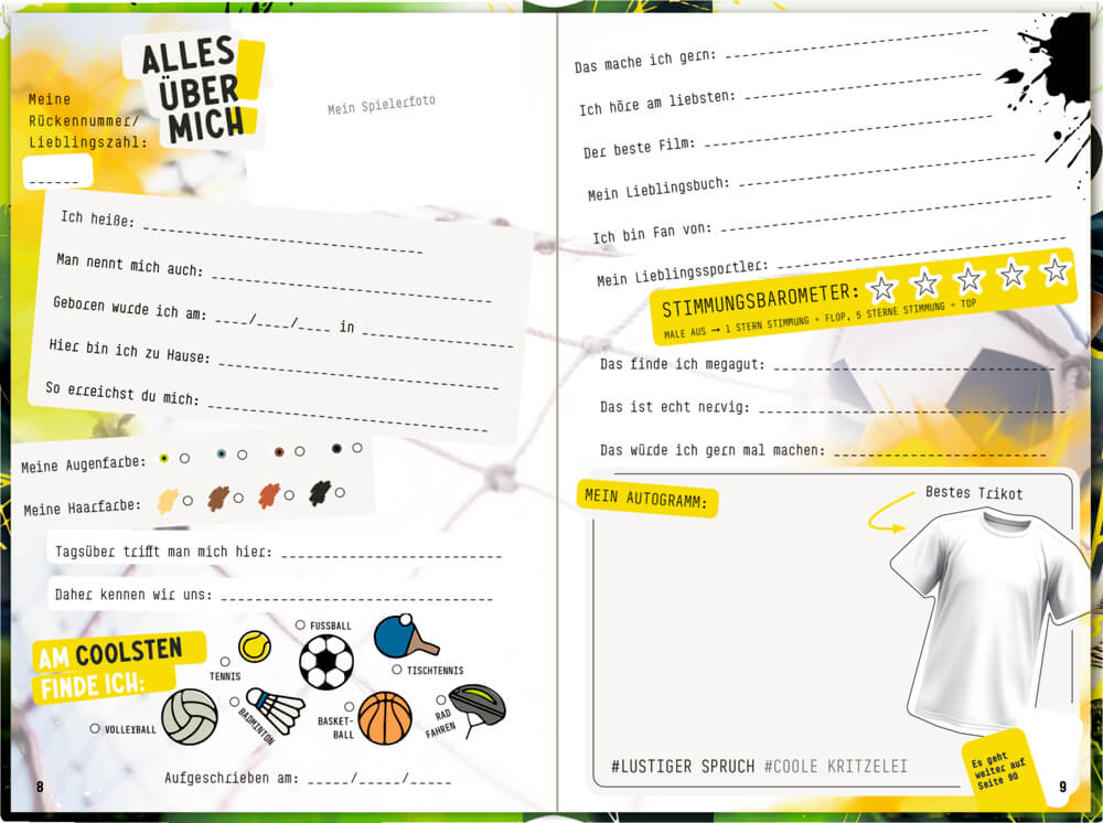 Freundebuch: Fußballmatch - Meine Freunde