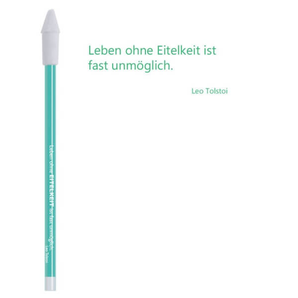 Bleistift grün Eitelkeit