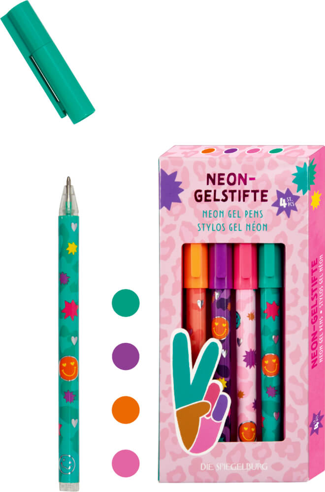 Neon-Gelstifte - Friends Forever