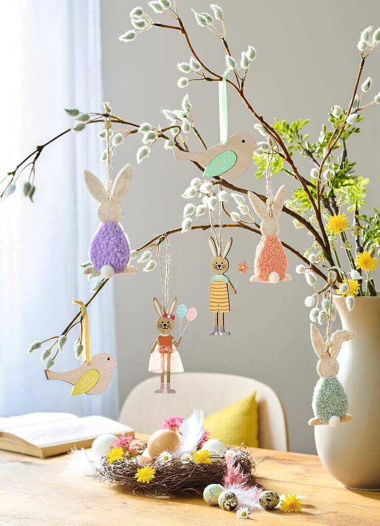 Anhänger Hasenbande einzeln (versch. Farben)