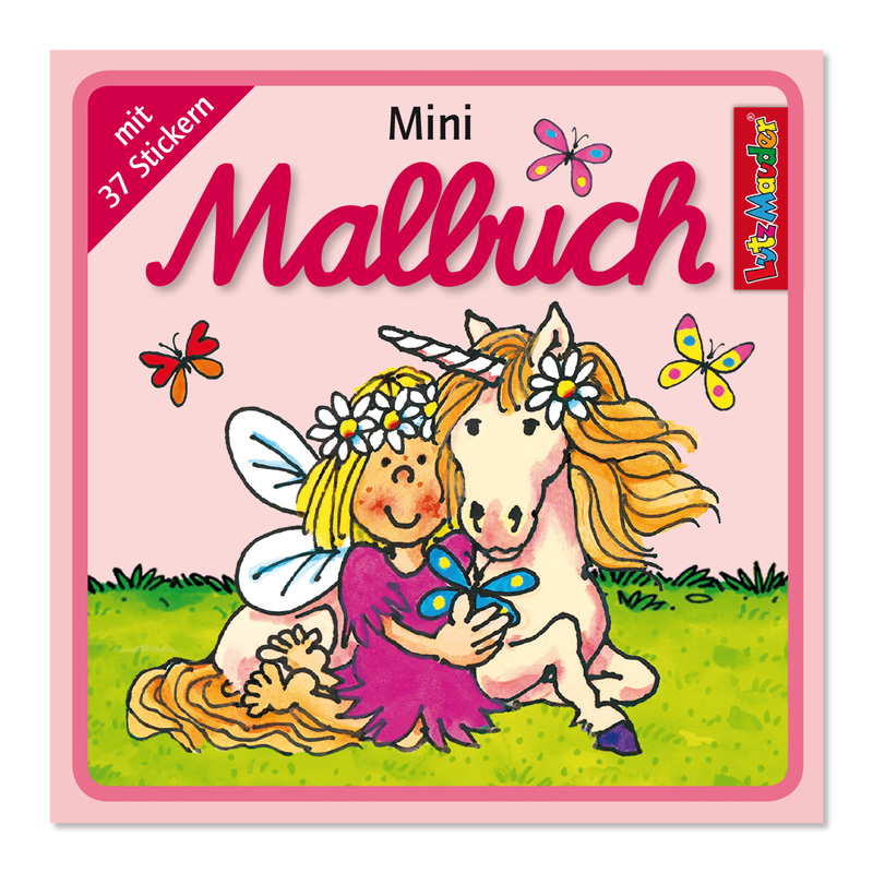13084_01 Mini-Malbücher mit Stickern, verschiedene Motive, einzeln