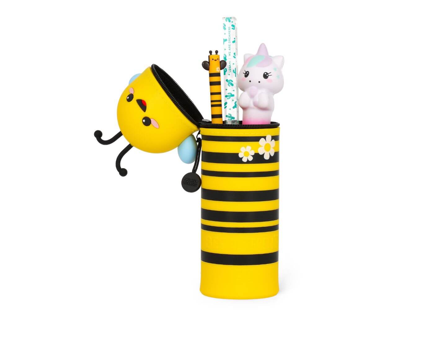 legami-kawaii-biene-1-1 Federmäppchen Biene 2 in 1 aus weichem Silikon