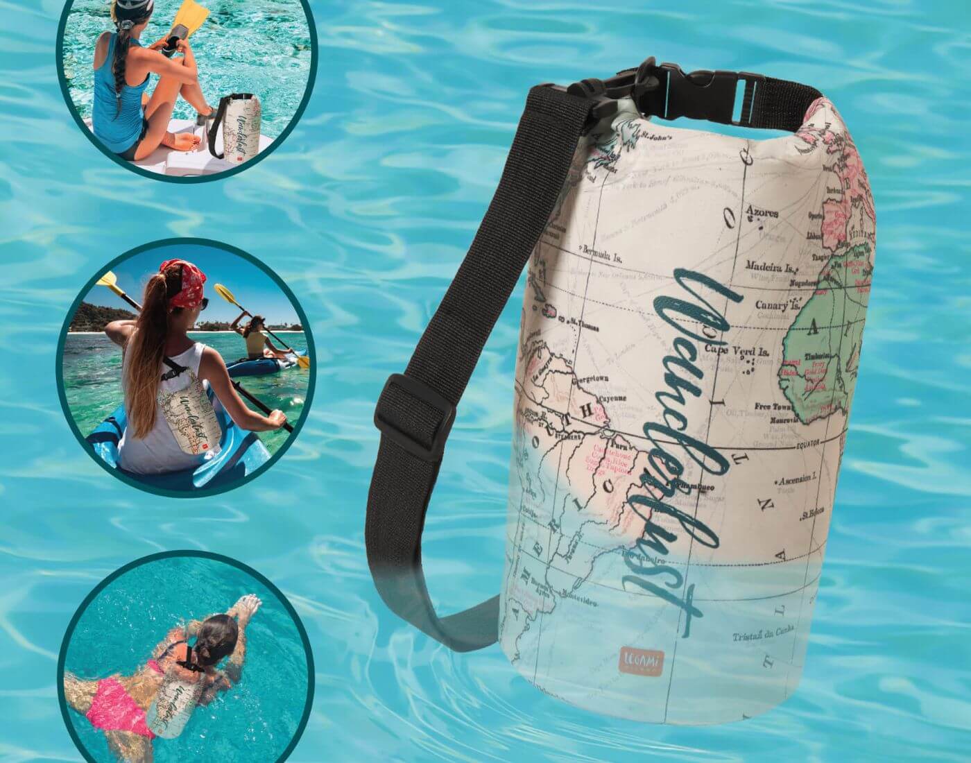 legami-drybag-travel-2-1 Wasserdichter Beutel - 3 Liter - Travel