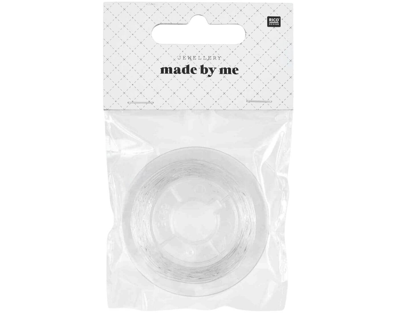 Perlonfaden elastisch transparent 0,8mm