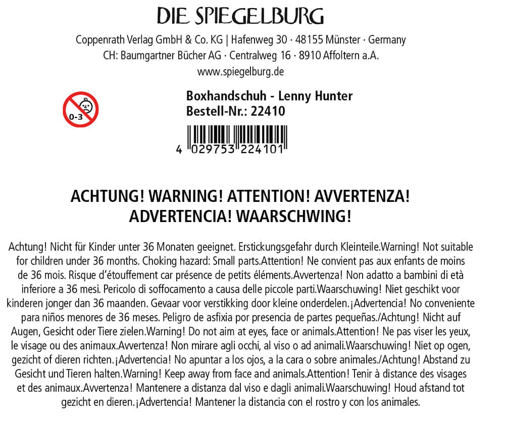 4029753224101_ps Boxhandschuh - Lenny Hunter