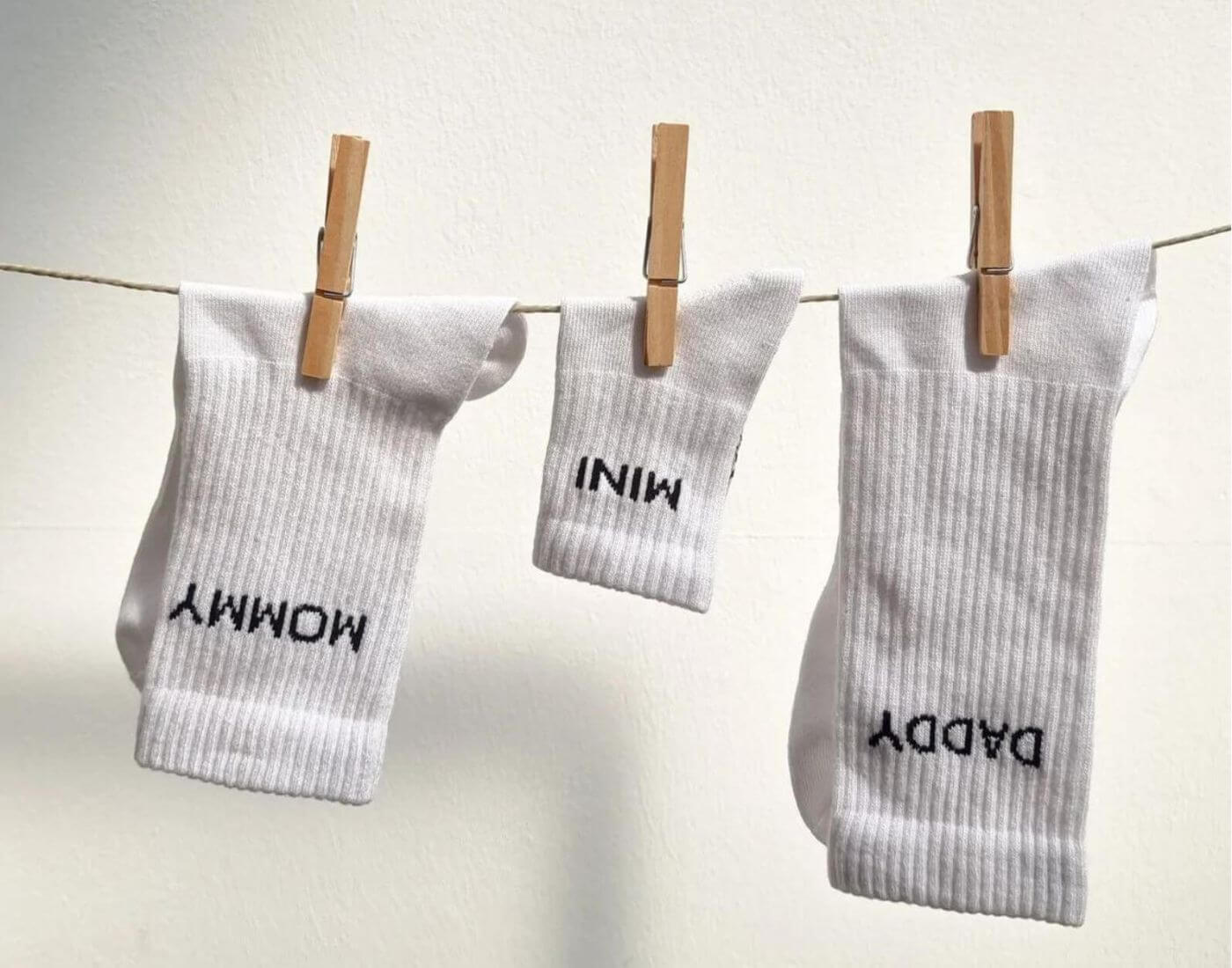 Socken MINI - weiß (Größe 0-1)