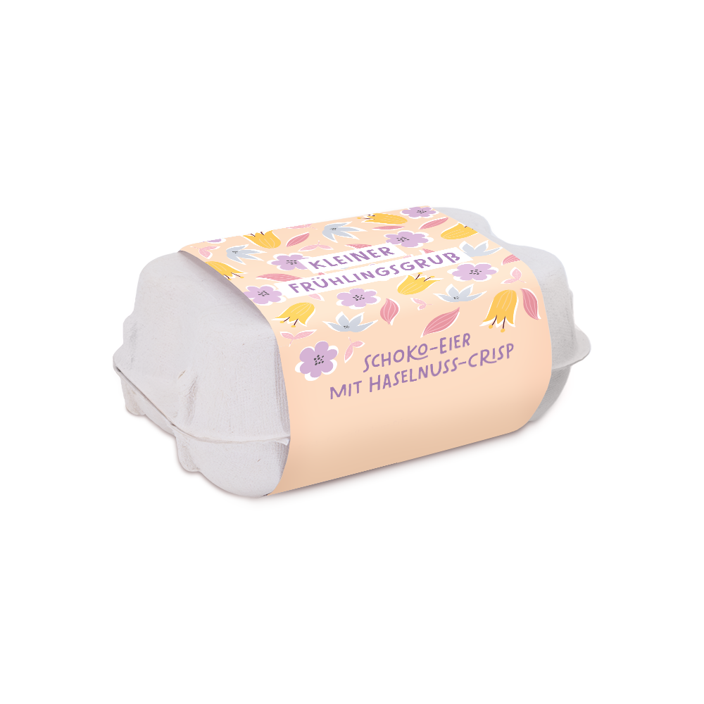 Schoko-Eier Kleiner Frühlingsgruß