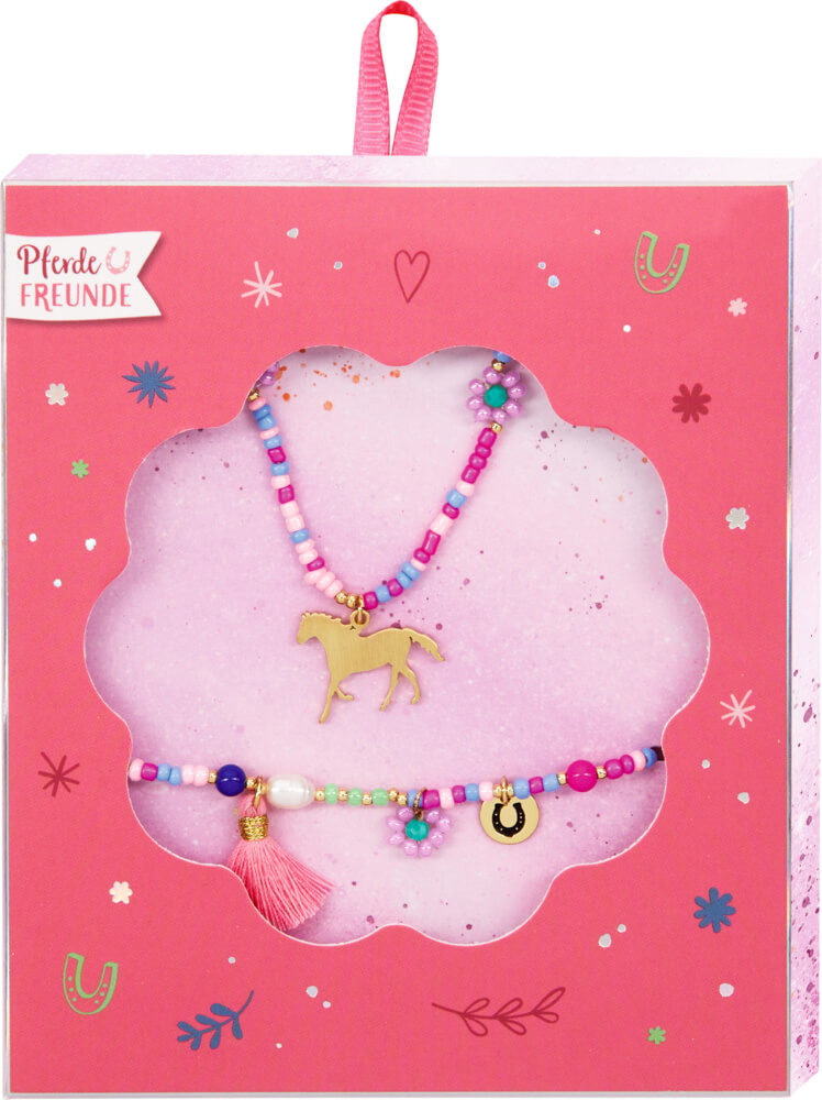 4029753217103 Schmuckset (Kette & Armband) - Pferdefreunde