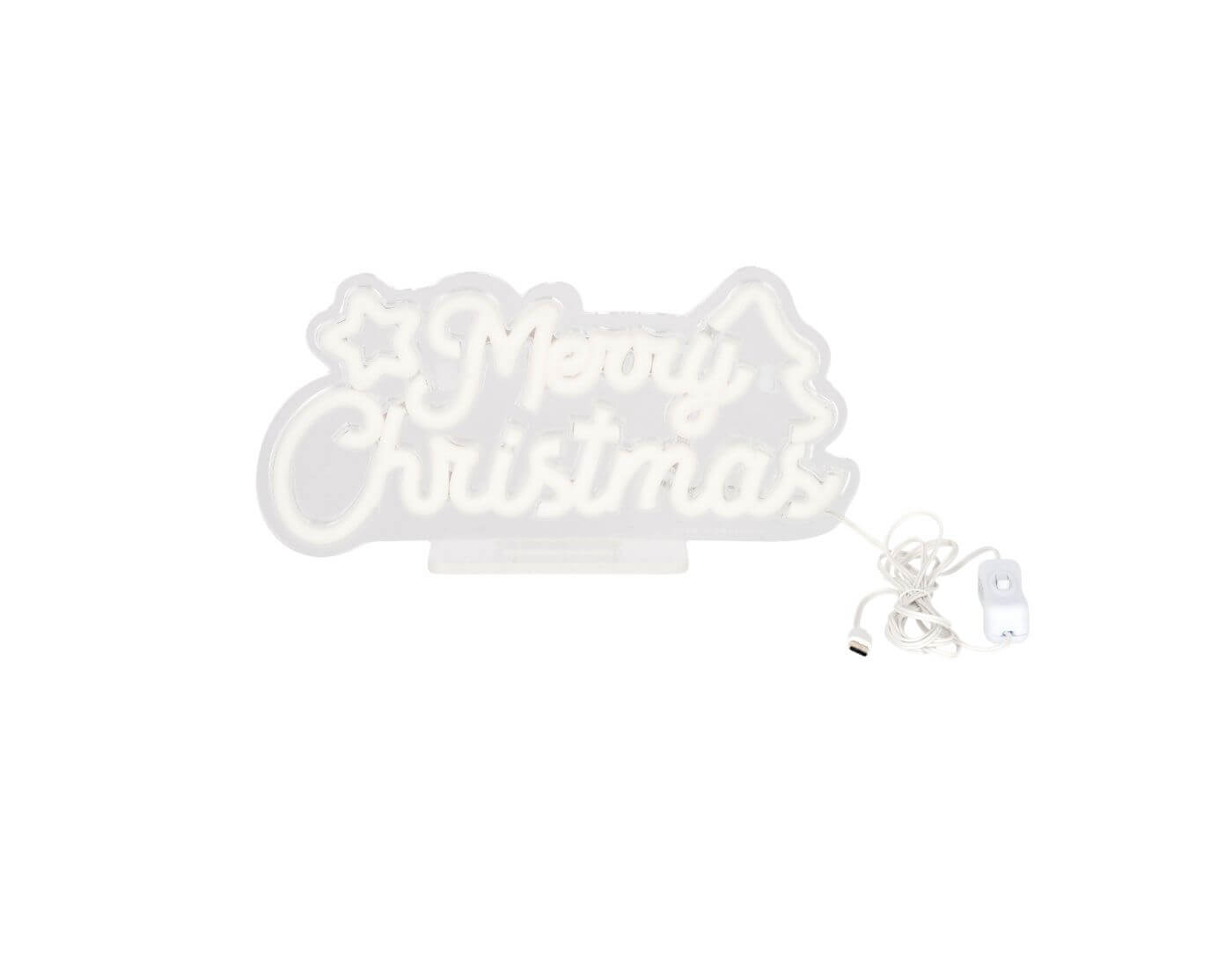 Neon-Effekt-Led-Light-Schild - It's a Sign - Merry Christmas