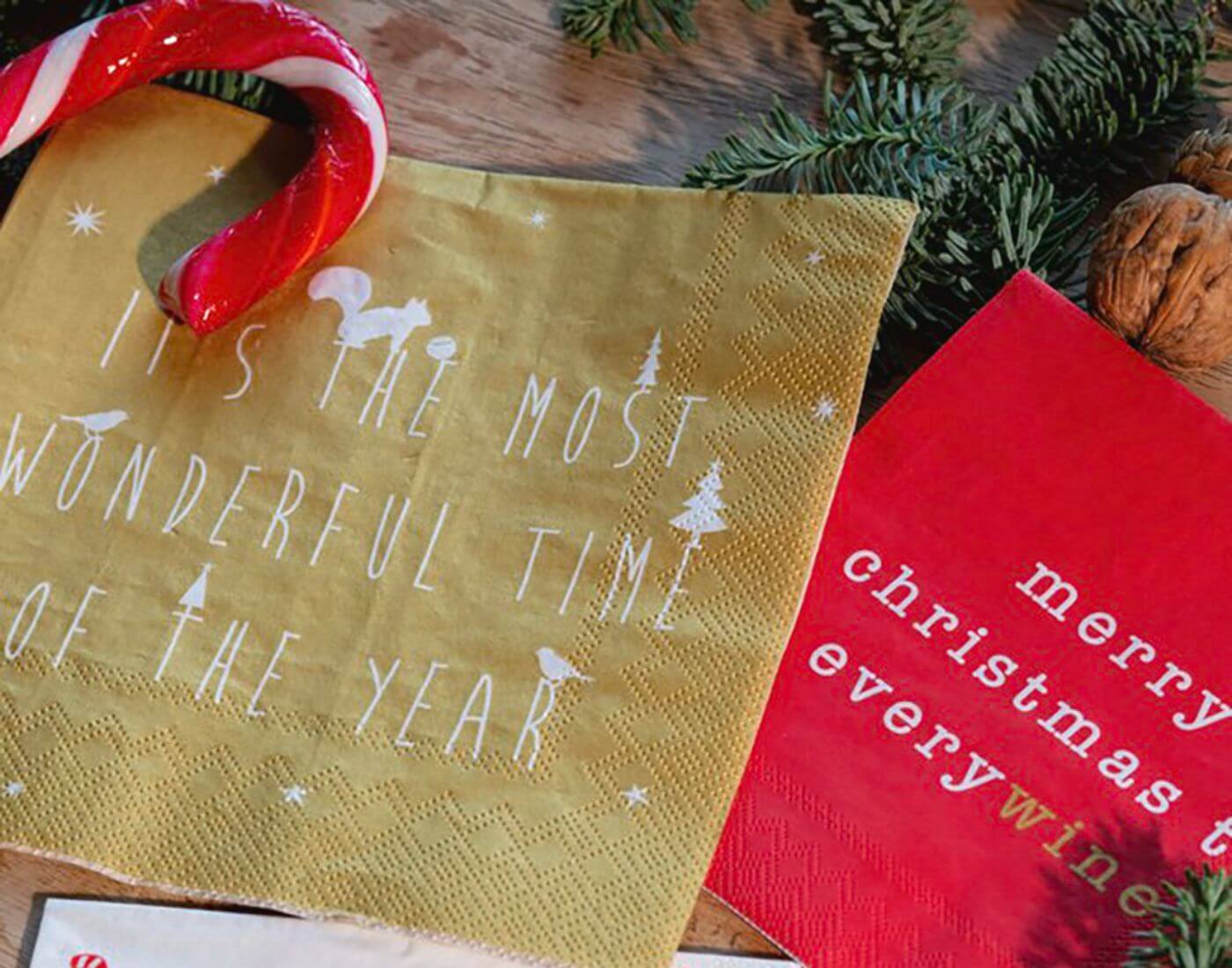 Lunchservietten - It's the most wonderful time of the year Lunchservietten - It's the most wonderful time of the year