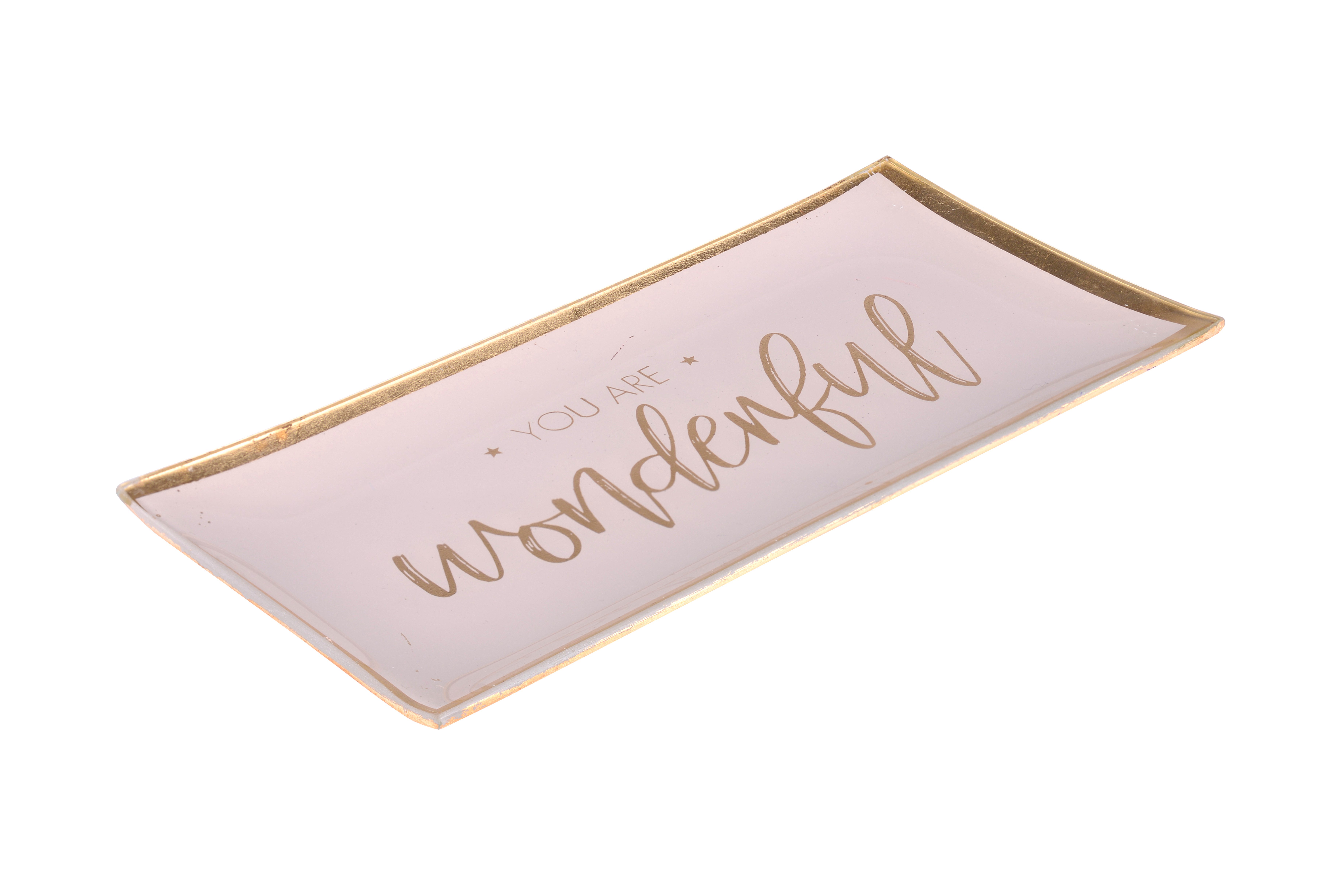 77973_2 Love Plates, Glasteller, L, you are wonderful