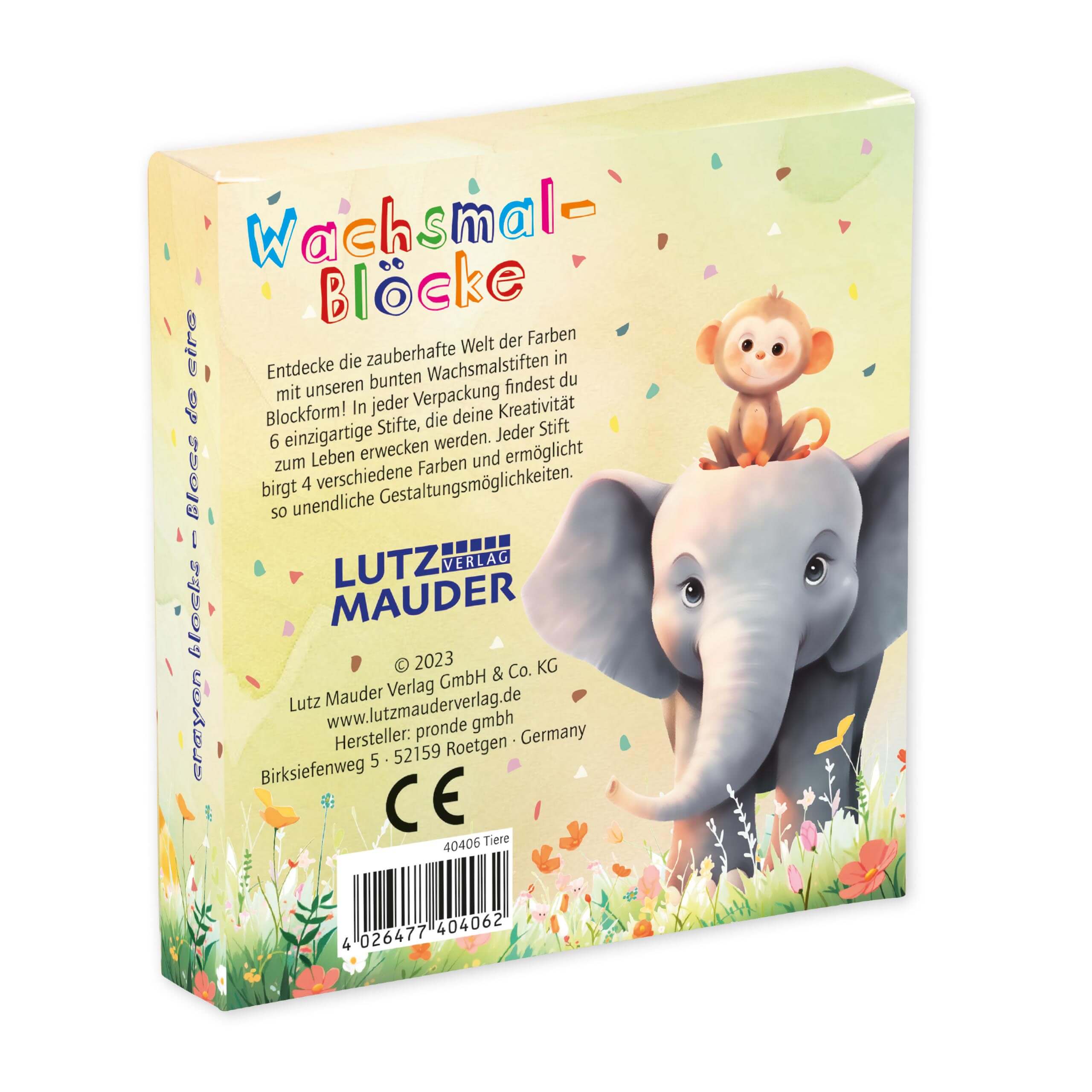 40406_02 Wachsmal-Blöcke Wildtiere