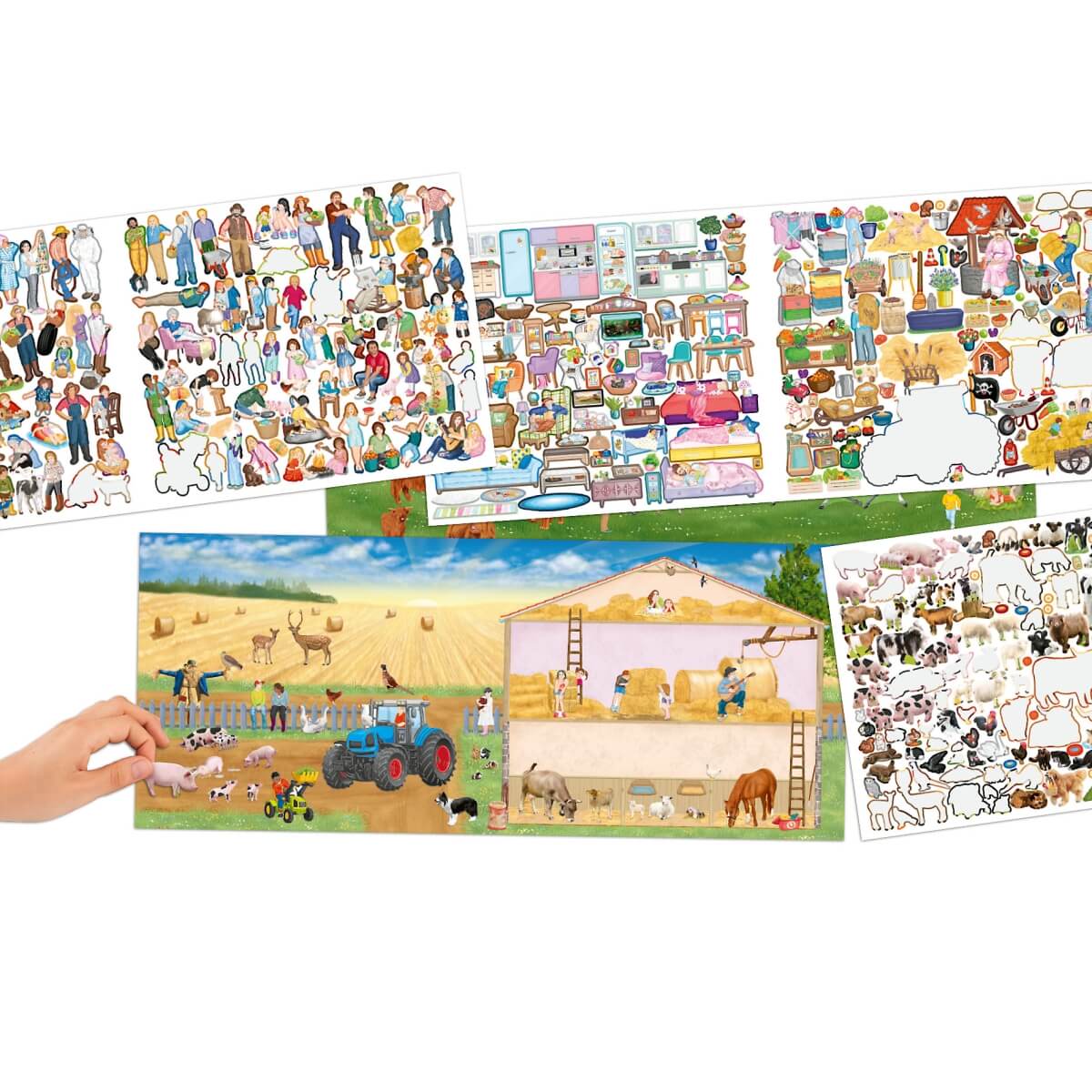 0012503_0012503_12503_3_image_zoom-1 Create your Farm - Malbuch mit Stickern