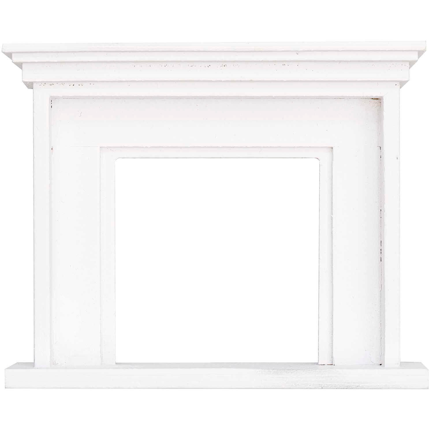 Miniatur Kamin weiß