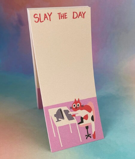 Notizblock - Slay the Day
