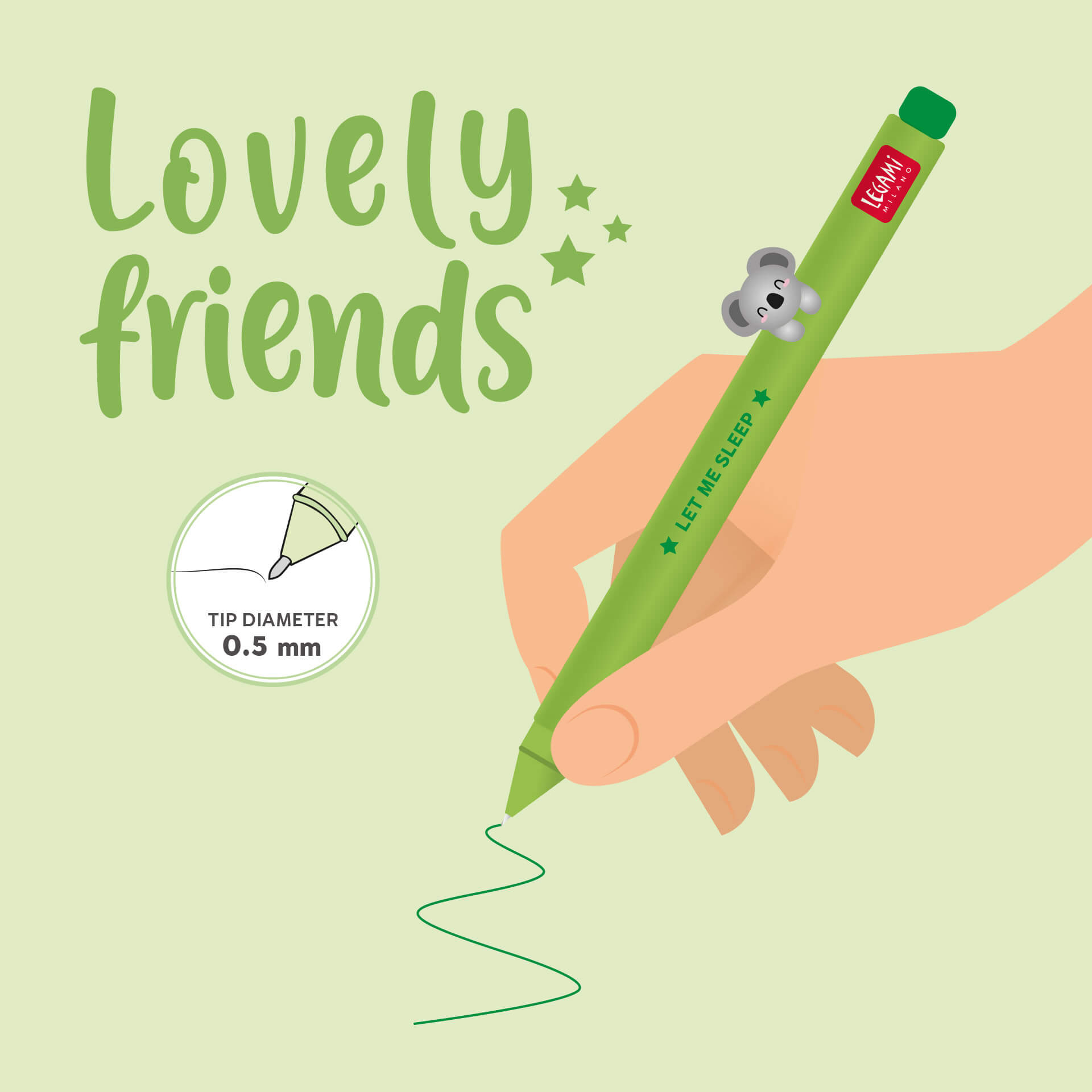 koala-3 Legami Gel Pen - Lovely Friends - Koala