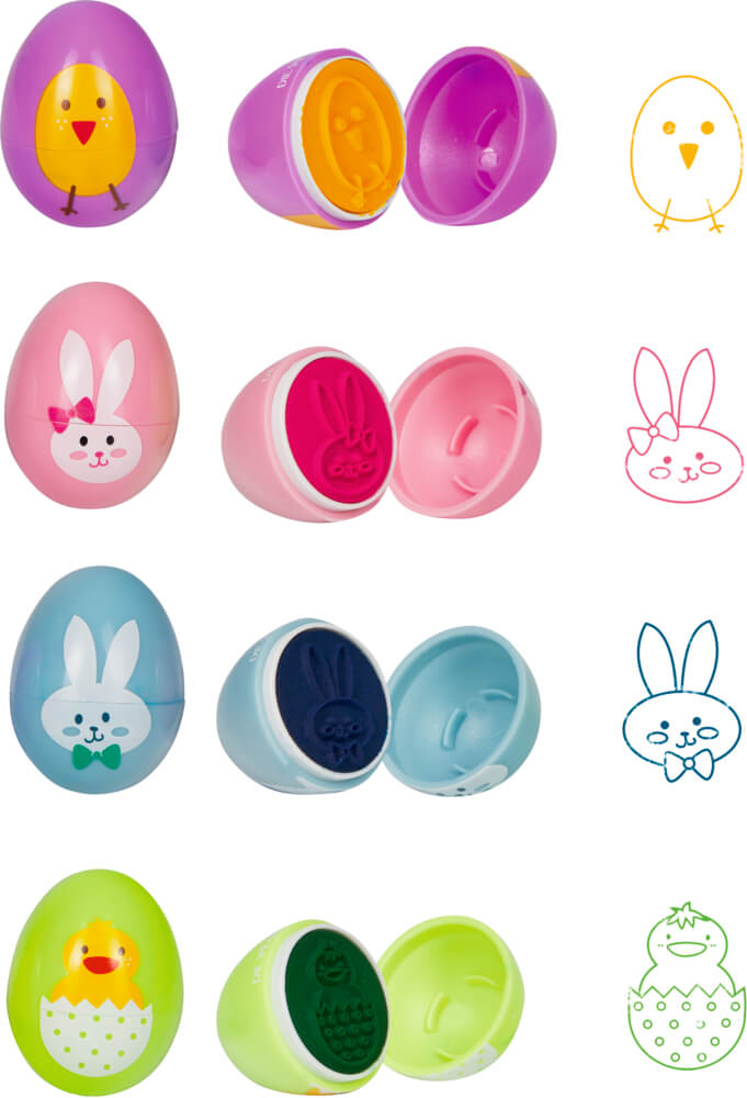 Ei-Stempel - Fröhliche Ostern (einzeln)