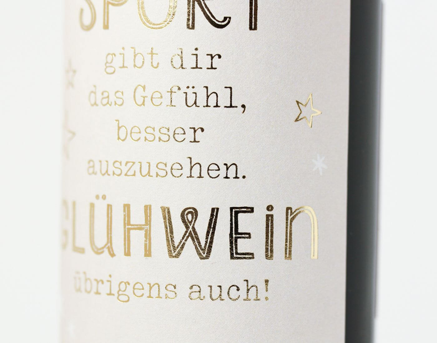 Glühwein-Flasche 0,25l Sport