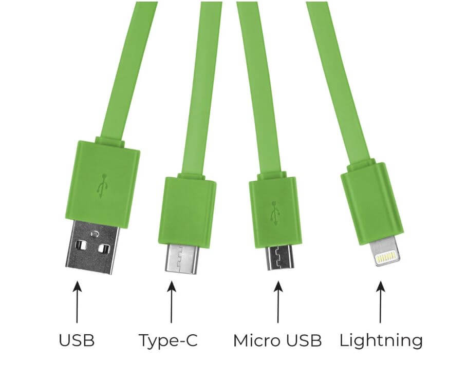 Mehrfach-Ladekabel - Link Up Avocado