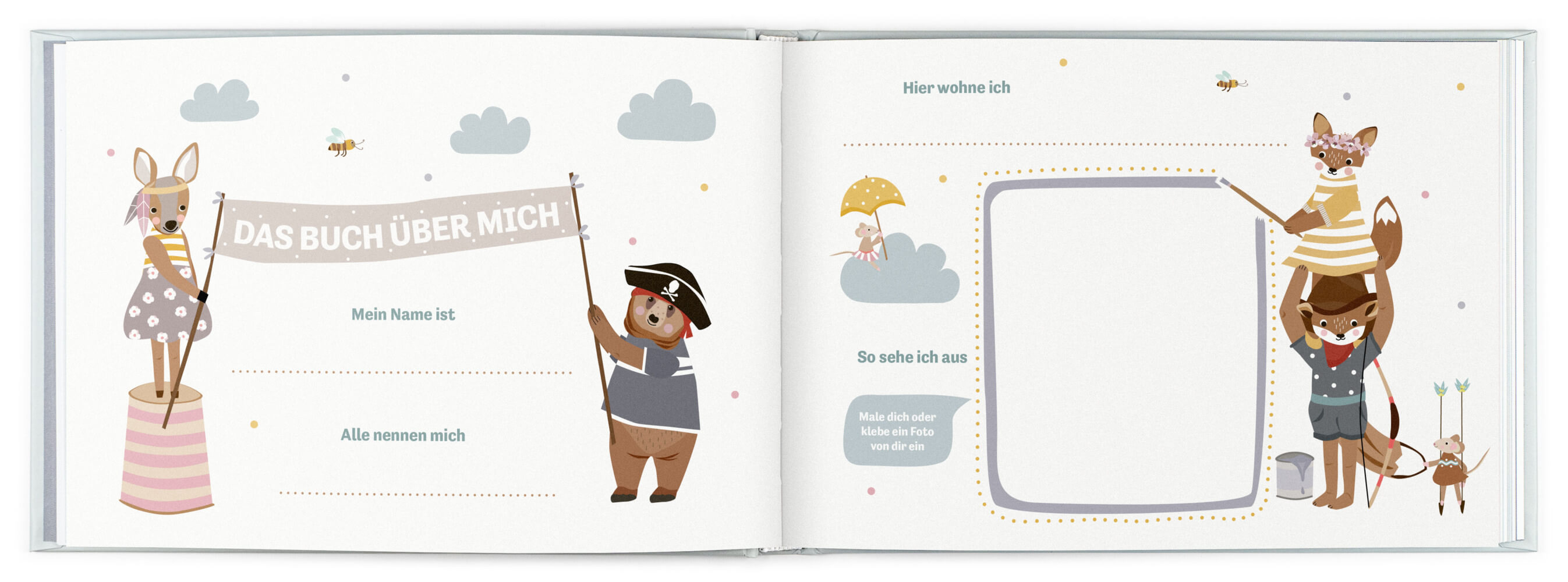 Viktoria Schlünzen: Das Buch über mich - Ein Kinder-Mitmachbuch nur für dich / Nellie & Finn