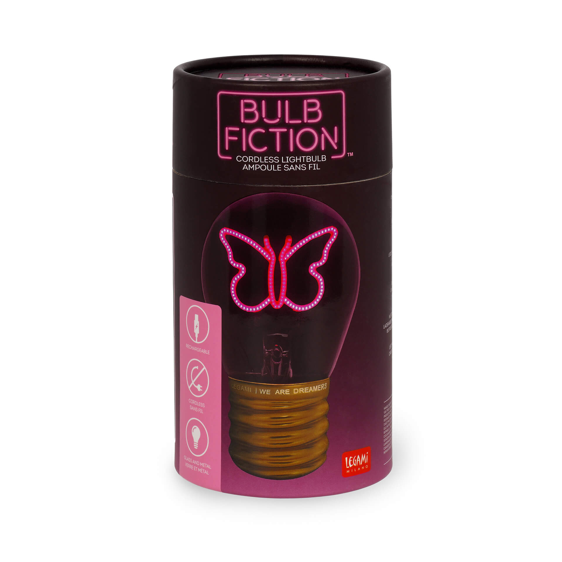 Tischlampe in Glühbirnenform - Butterfly