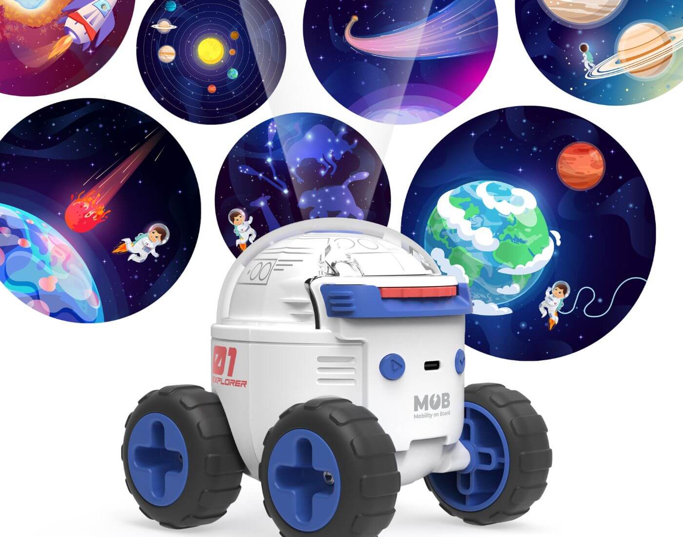 MOB Projektor Space Rover Explorer Universum