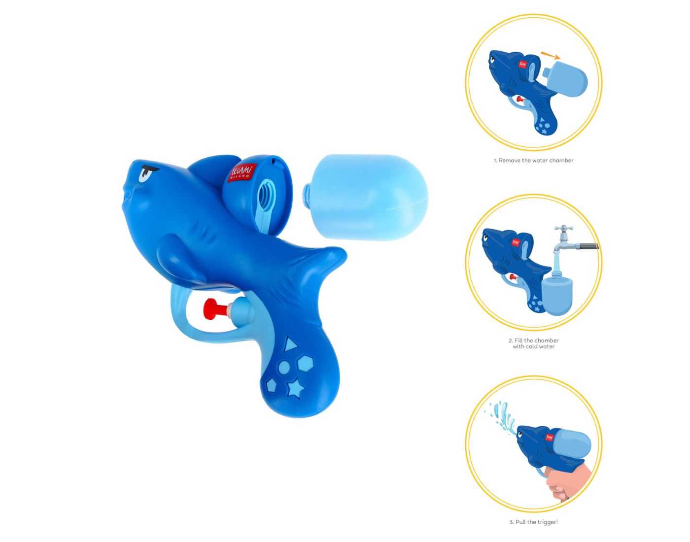 legami-wasserpistole-hai-1 Wasserpistole - Shark