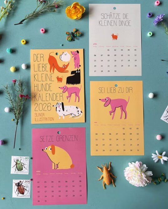 Der kleine liebe Hunde Kalender 2026