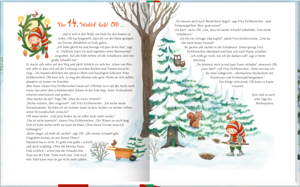 24 Weihnachtswichtel (Geschichten & Gedichte im Advent)