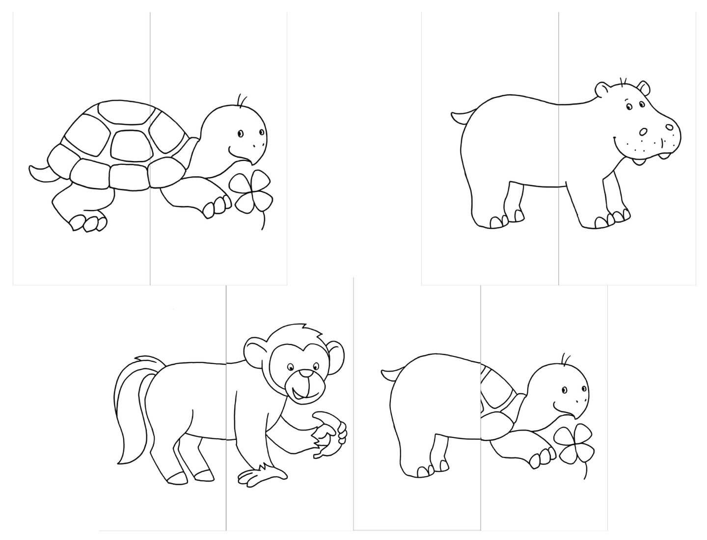 Mein erster Klipp-Klapp-Malspaß: 400 mögliche Lieblingstiere (Mini-Künstler)