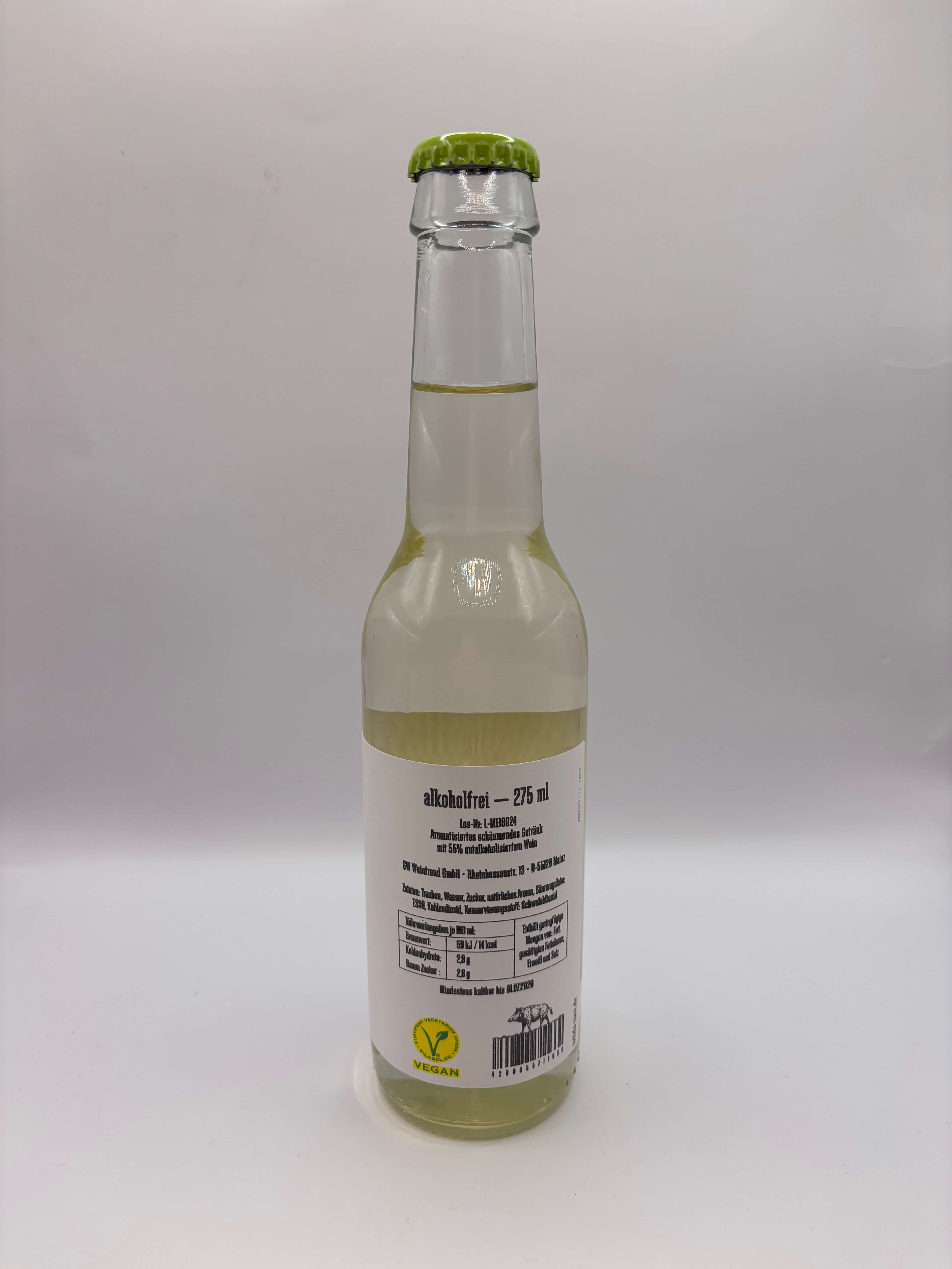 Zahme Kölnerin Weinschorle alkoholfrei