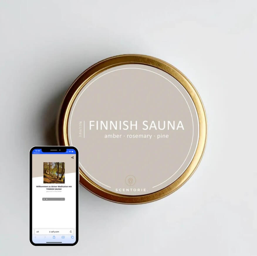 FINNISH SAUNA (110g Duftkerze mit Holzdocht) FINNISH SAUNA (110g Duftkerze mit Holzdocht)