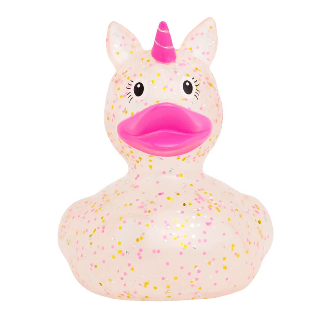 Badeente Glitzer - Einhorn