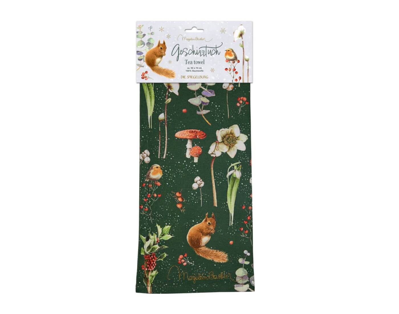 Geschirrtuch Zauberhafter Winterwald - M. Bastin