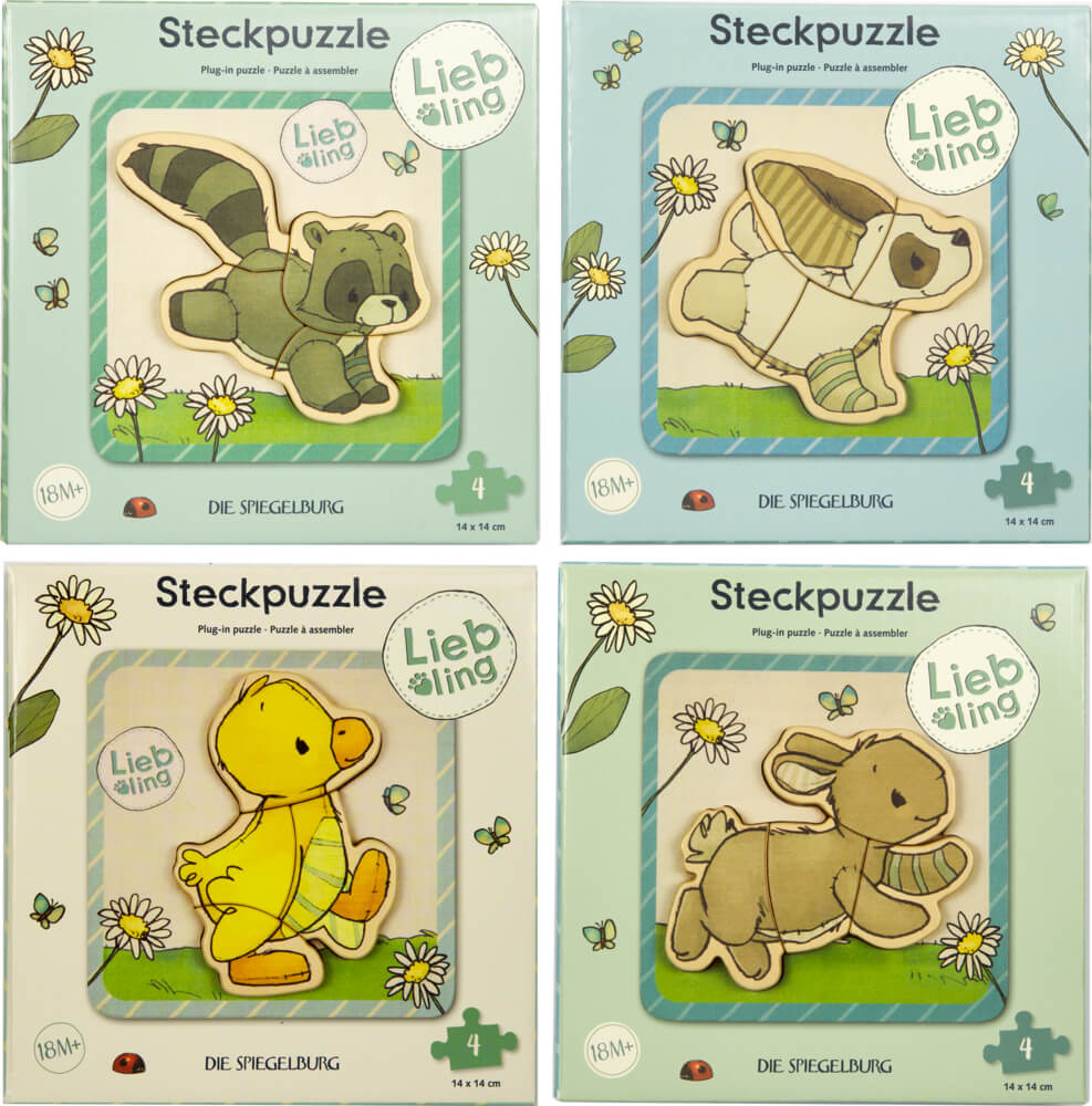 Steckpuzzle (4 Teile) - Liebling (J. Tourlonias) (einzeln)
