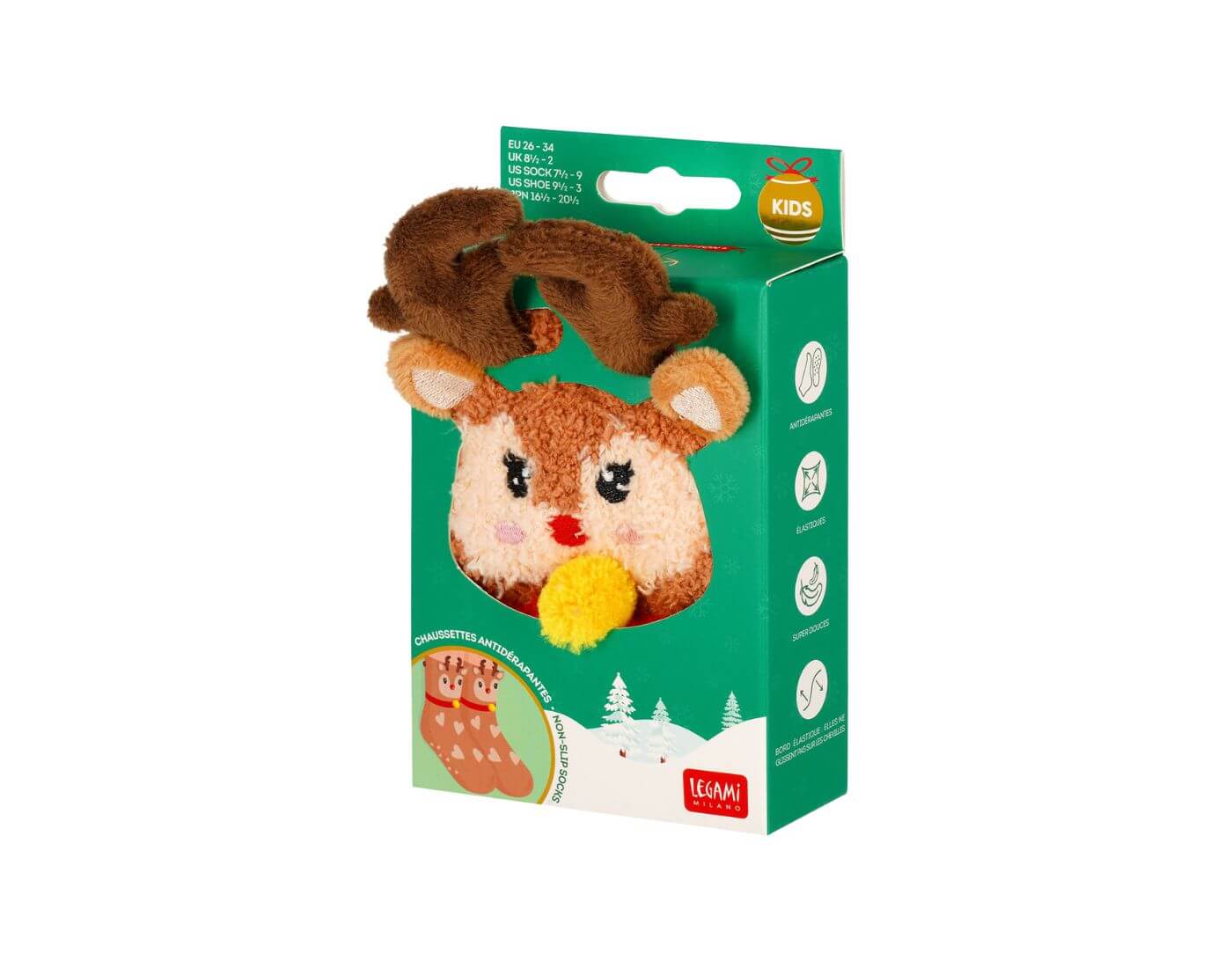 legami-antirutsch-rentier-kids-2-1 Rutschfeste Socken - Rentier - Größe 26-34