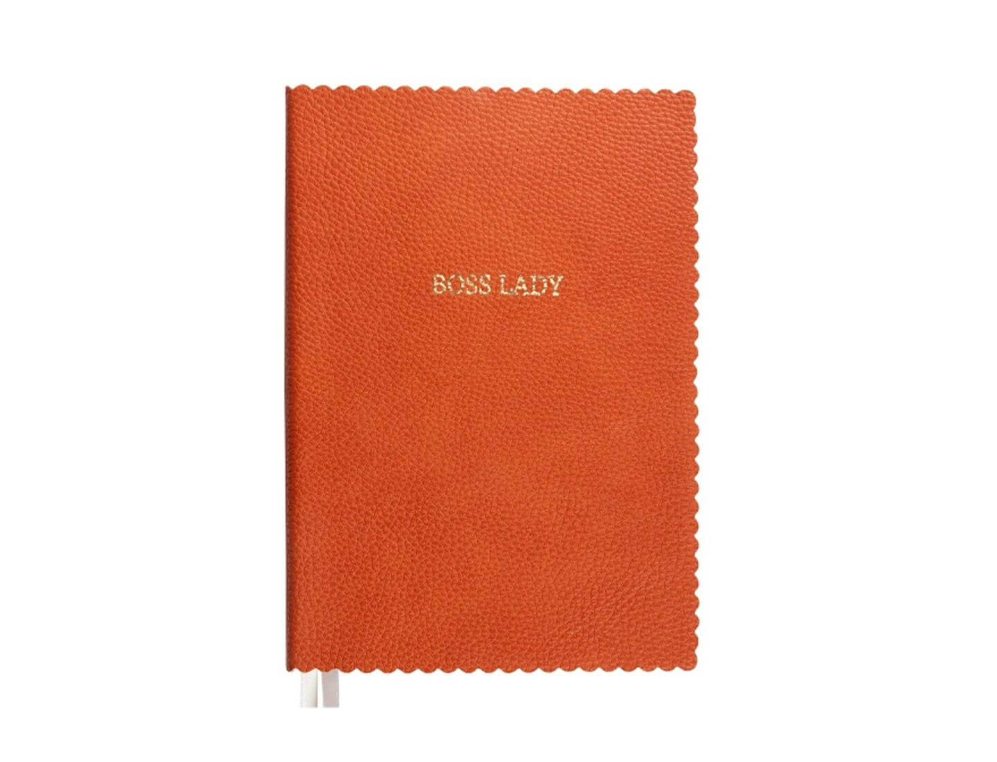 Schreibbuch DIN A5 – „Boss Lady“ (Orange)