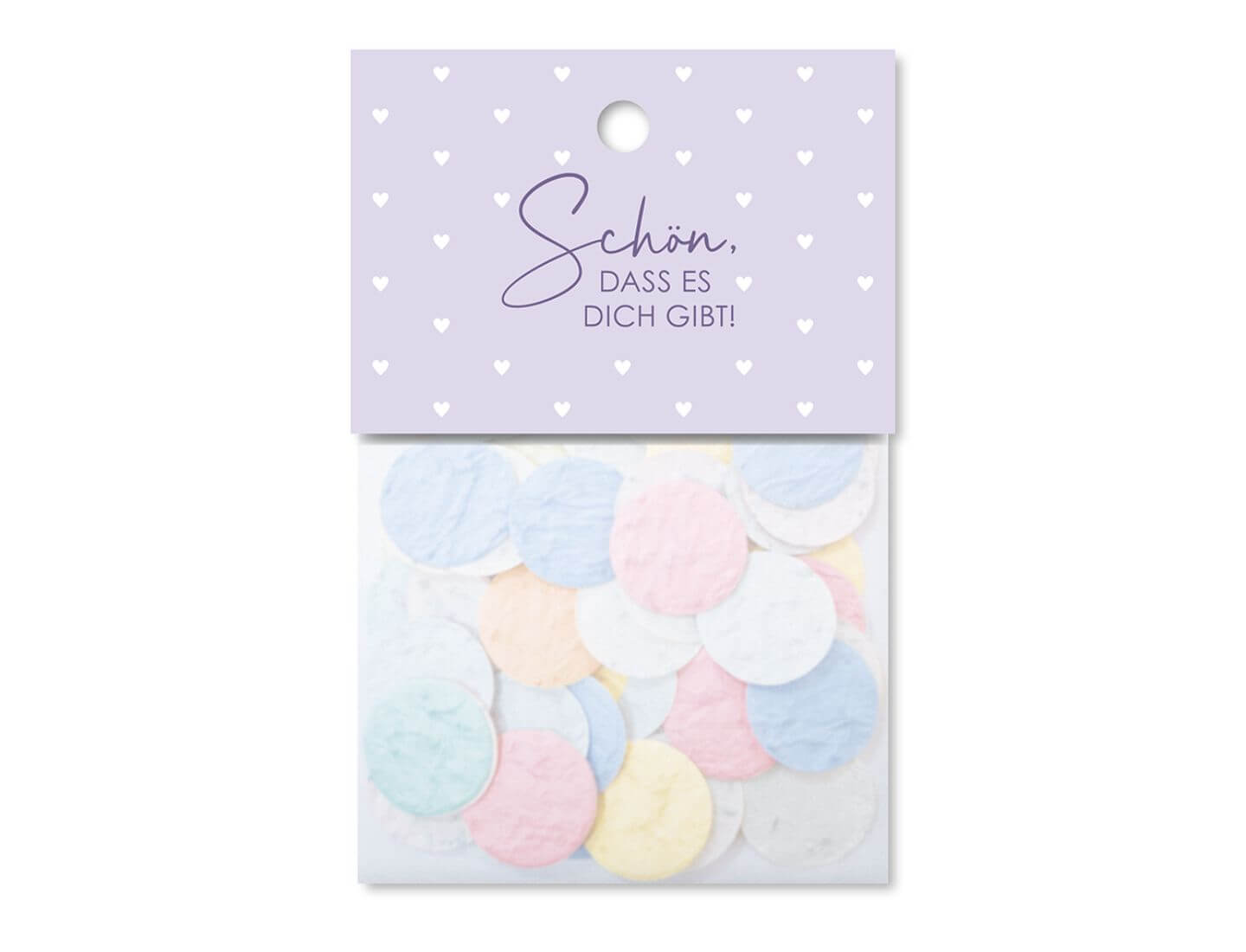 Blumenkonfetti Schön, dass es dich gibt!