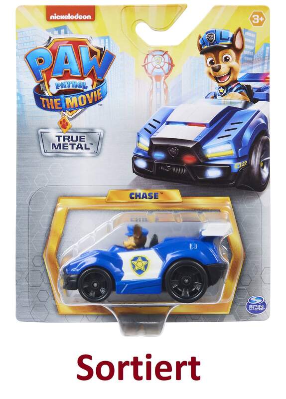 Paw Patrol True Metal Vehicles, sortiert