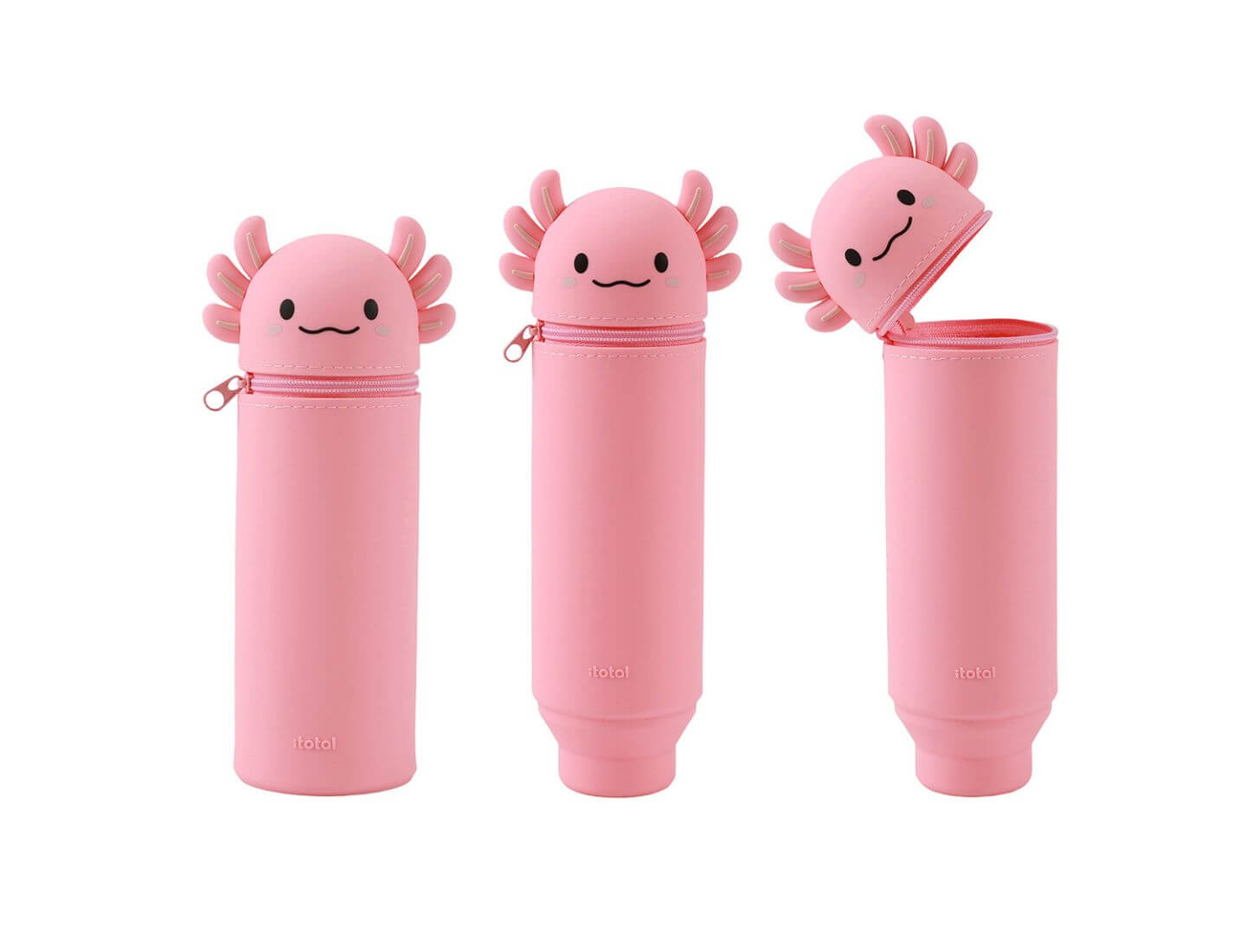 Silikon-Federmäppchen Axolotl